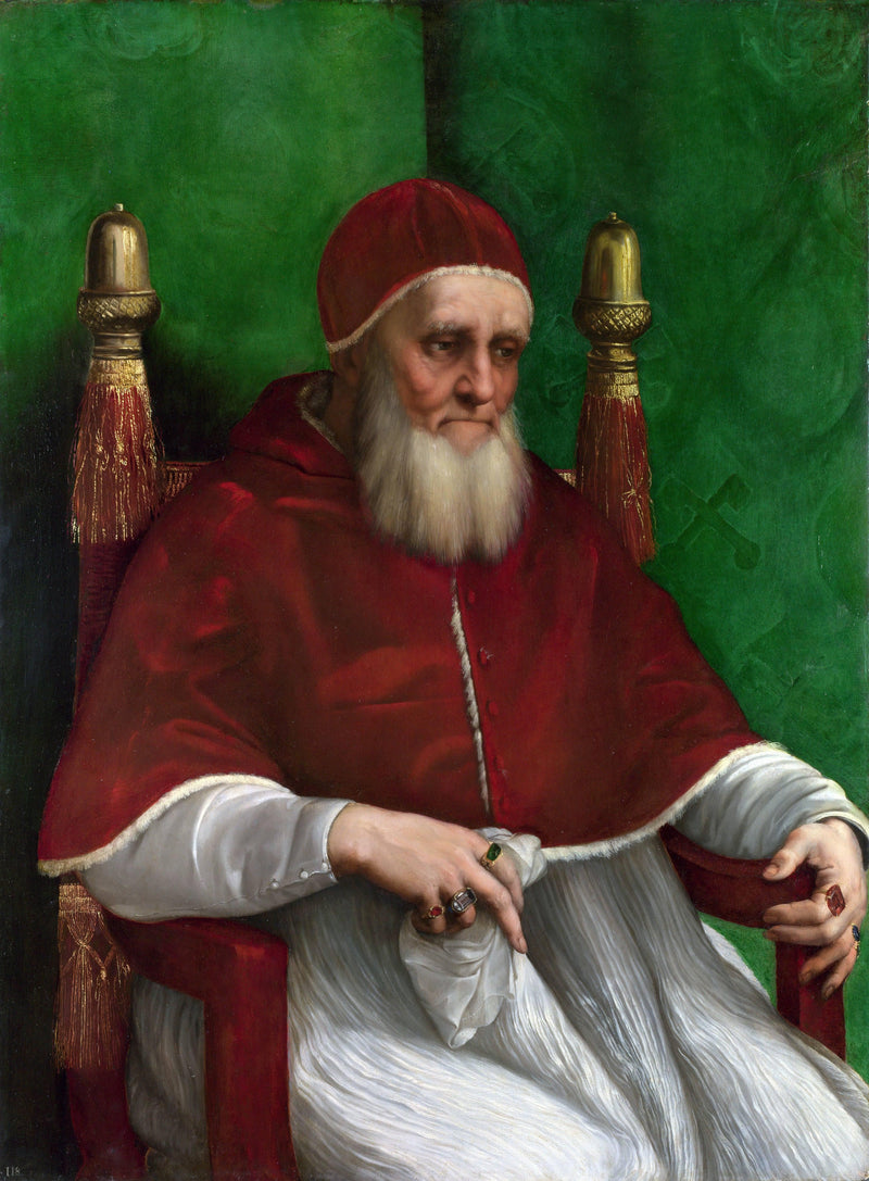 Portrait of Pope Julius II by Raphael — Oil Painting Reproduction