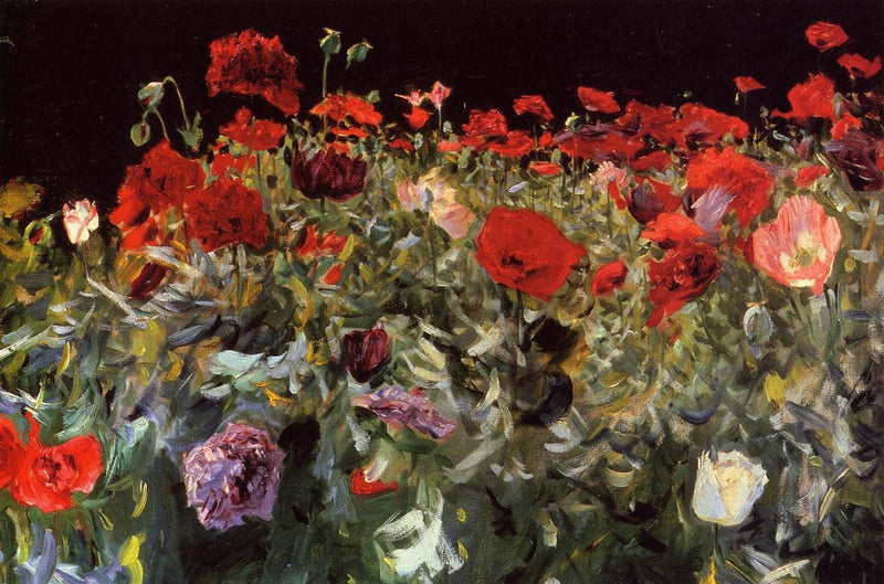Poppies by John Singer Sargent — Oil Painting Reproduction