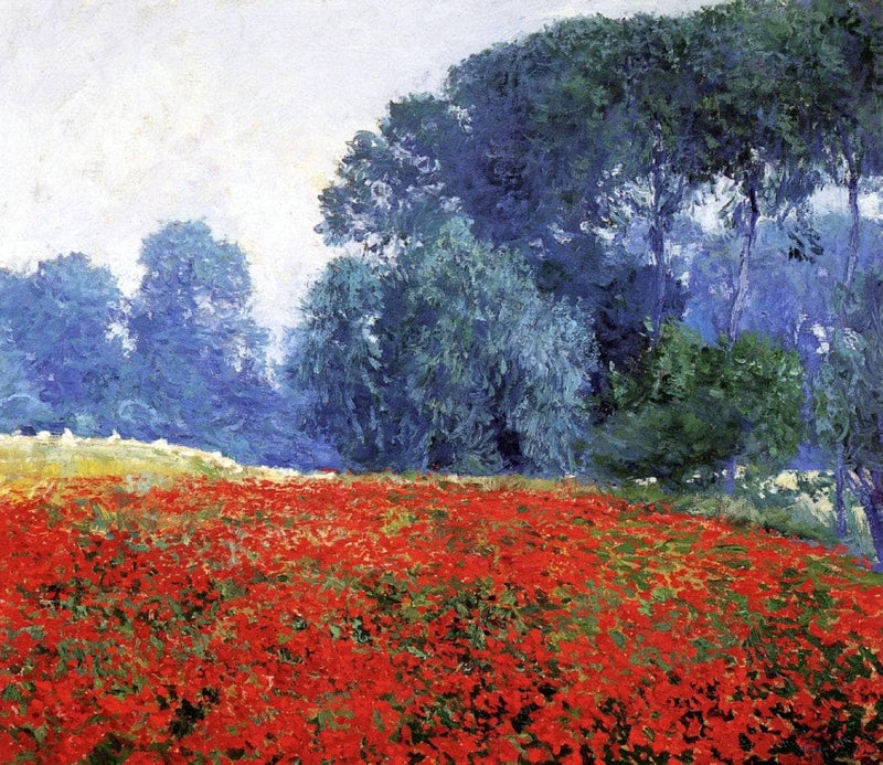 Poppy Field by Guy Rose — Oil Painting Reproduction