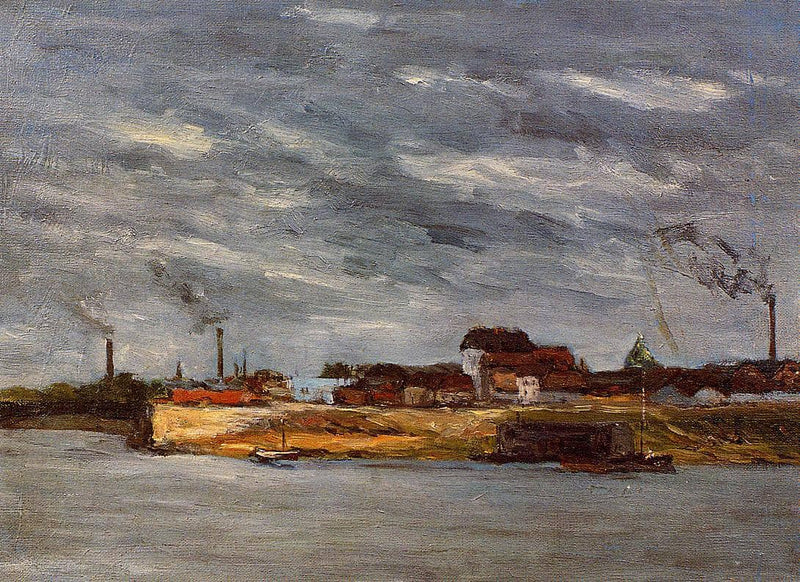 Port de Javel by Paul Gauguin — Oil Painting Reproduction