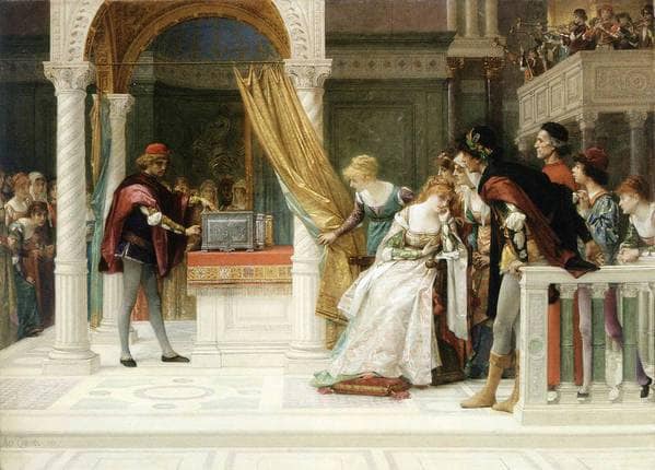 Portia, from 'The Merchant of Venice' by Alexandre Cabanel — Oil Painting Reproduction