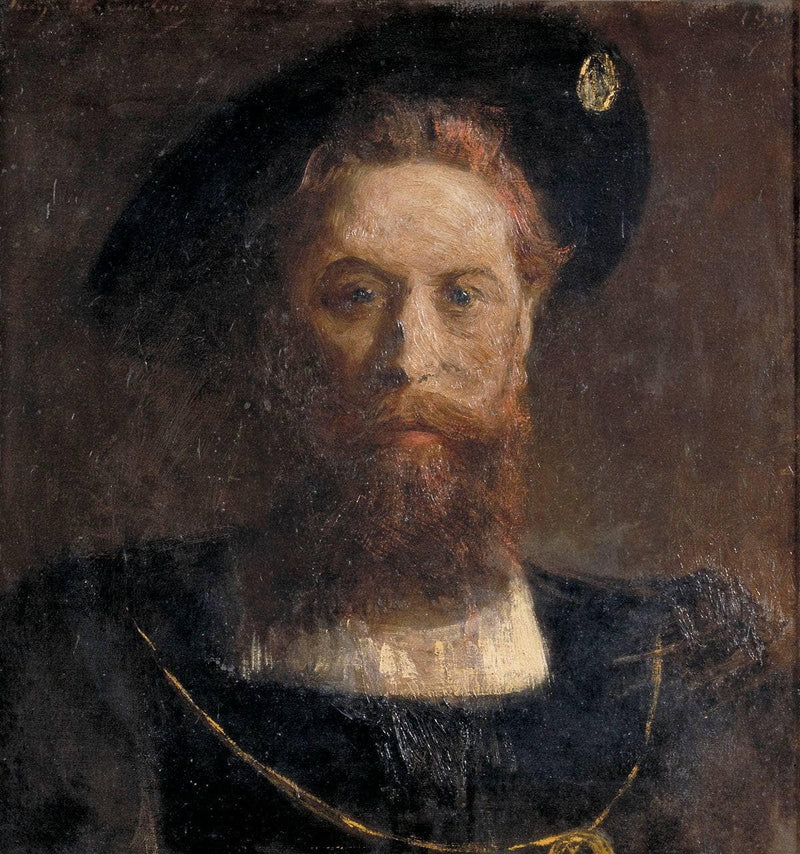 Portrait D'homme De La Renaissance by Benjamin Constant — Oil Painting Reproduction