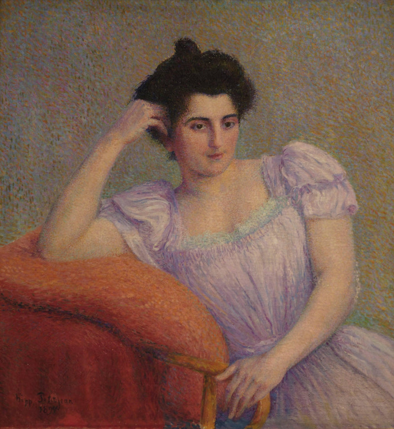 Portrait of Madame Marthe by Hippolyte Petitjean — Oil Painting Reproduction