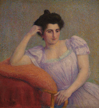 Portrait of Madame Marthe in hallway