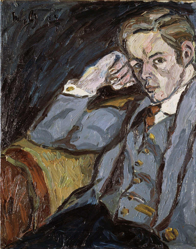 Portrait H. K. by Walter Gramatté — Oil Painting Reproduction