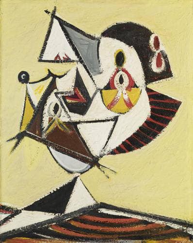 Portrait (Head) by Arshile Gorky — Oil Painting Reproduction
