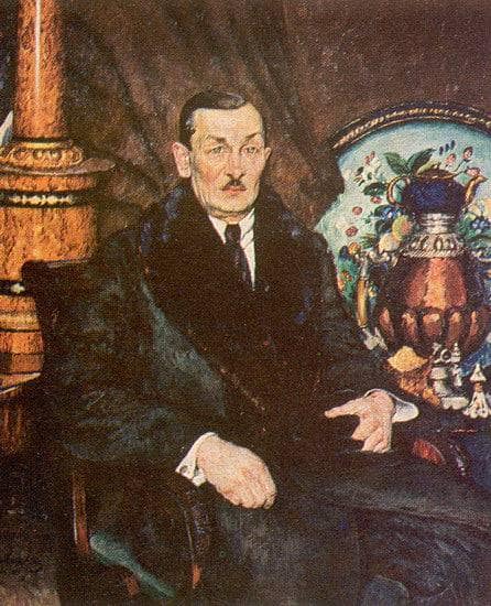 Portrait of A.B. Szymanowsky by Ilya Mashkov — Oil Painting Reproduction