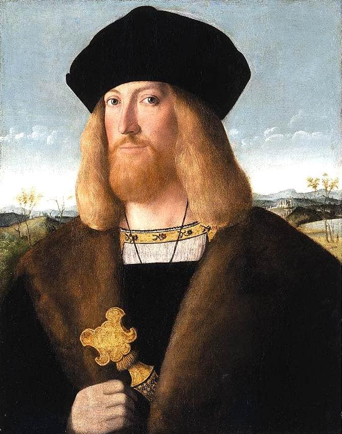 Portrait of a Bearded Gentleman by Bartolomeo Veneto — Oil Painting Reproduction