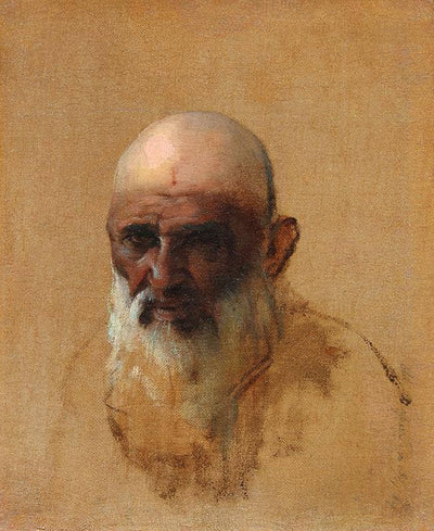 Portrait of a Bearded Man in living room