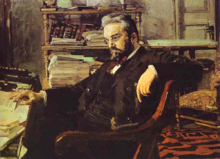 Portrait of a Businessman K. Artsybushev by Mikhail Vrubel — Oil Painting Reproduction