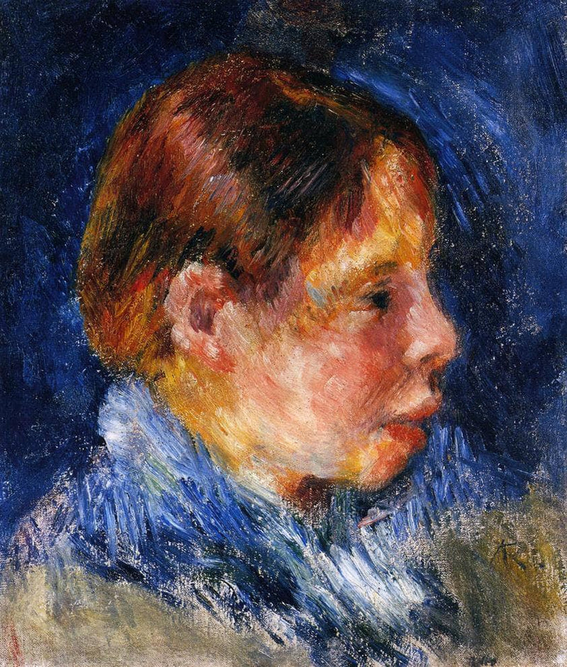 Portrait of a Child by Pierre-Auguste Renoir — Oil Painting Reproduction