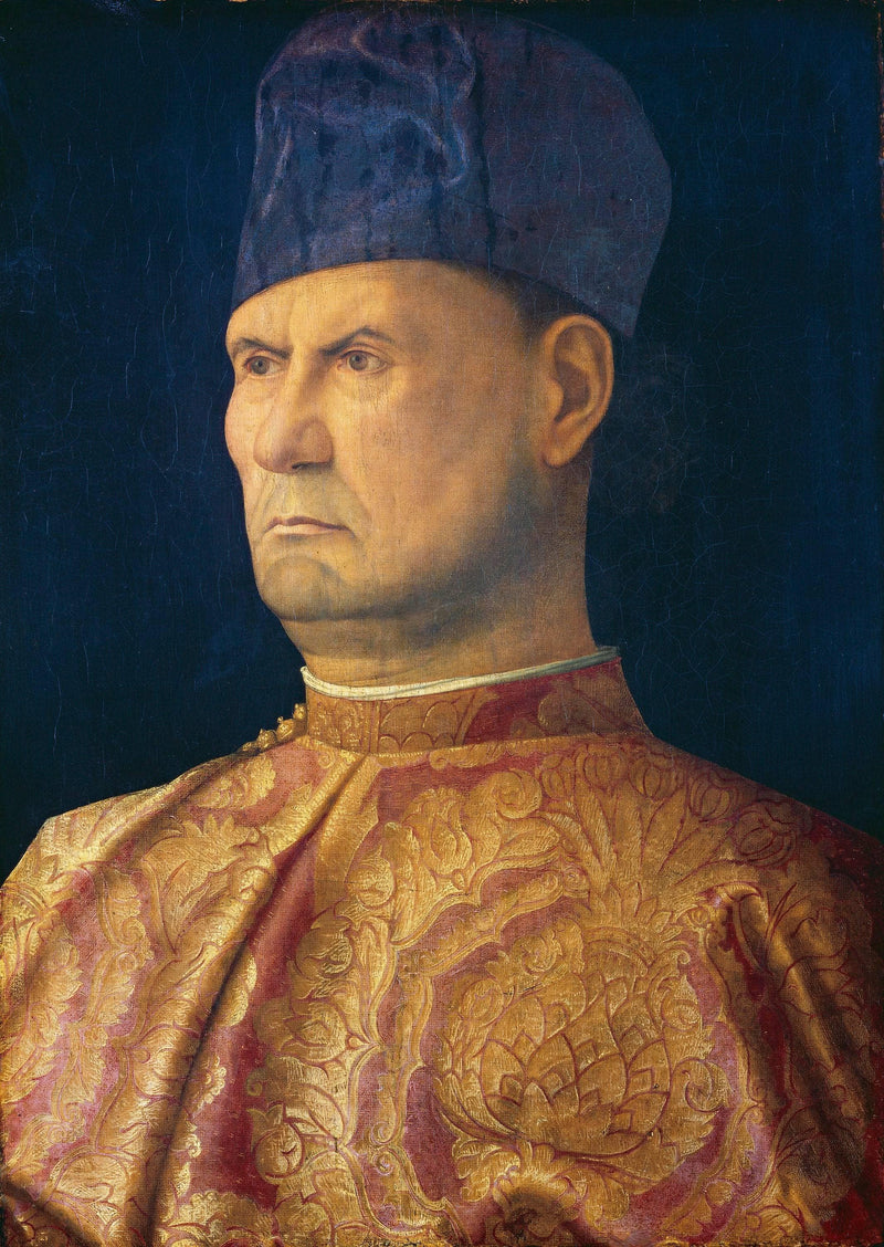 Portrait of a condottiere by Giovanni Bellini — Oil Painting Reproduction