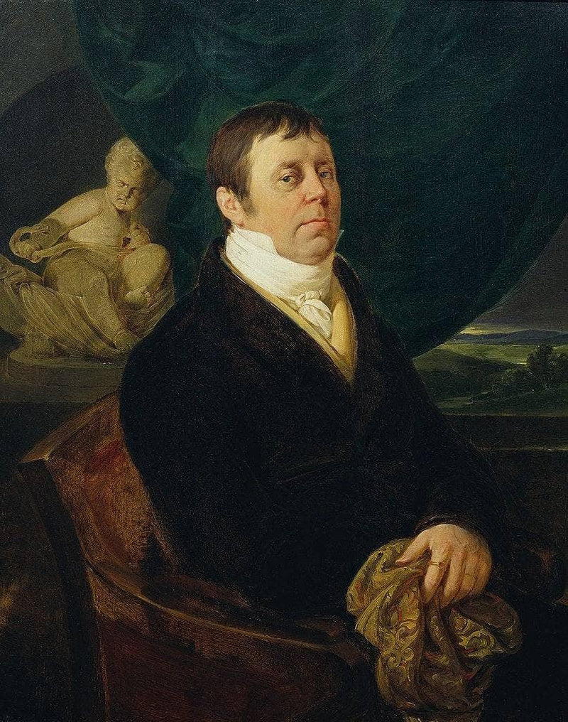Portrait of a doctor by Peter Fendi — Oil Painting Reproduction