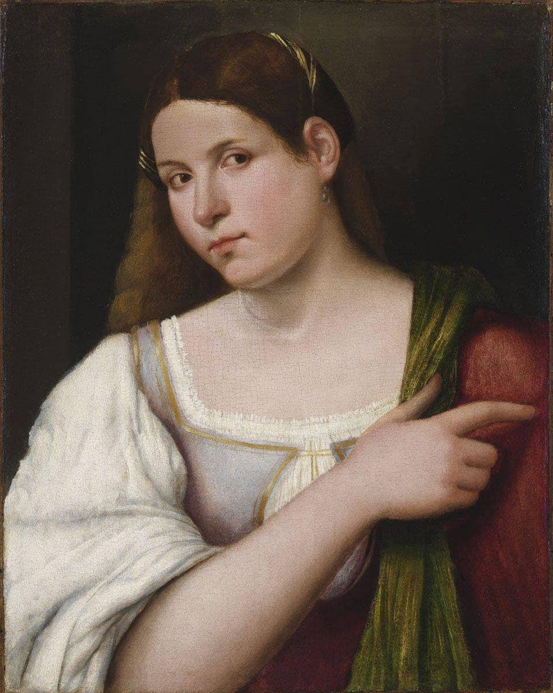 Portrait of a Girl by Sebastiano del Piombo — Oil Painting Reproduction