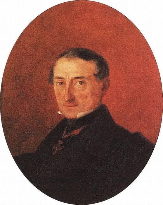 Portrait of A I Kaznacheev by Ivan Aivazovsky — Oil Painting Reproduction