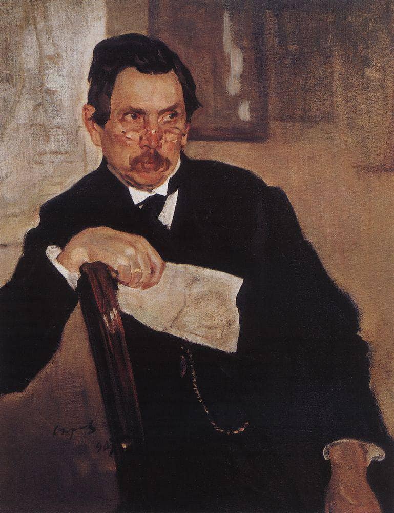 Portrait of A. Kasyanov by Valentin Serov — Oil Painting Reproduction