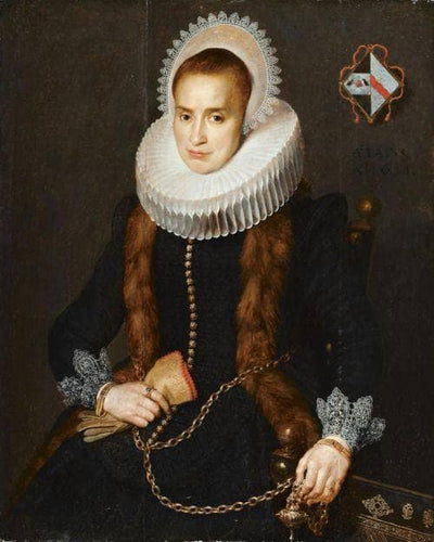 Portrait of a lady in kitchen