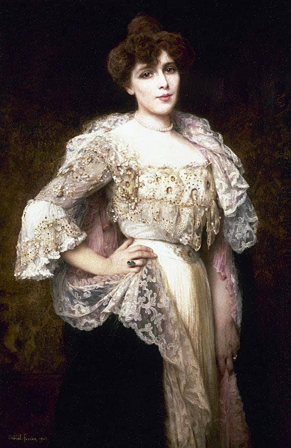 Portrait of a Lady by Gabriel Ferrier — Oil Painting Reproduction