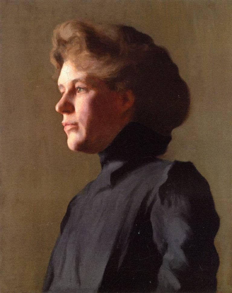 Portrait of a Lady by Joseph DeCamp — Oil Painting Reproduction