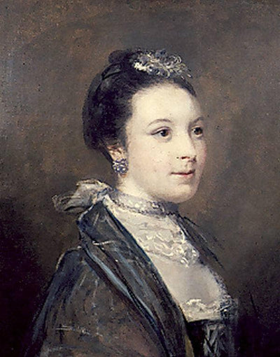 Portrait of a Lady in living room