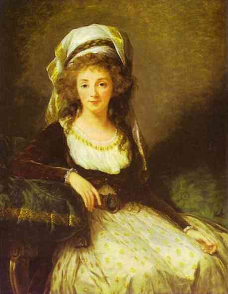 Portrait of a Lady by Louise Elisabeth Vigee Le Brun — Oil Painting Reproduction
