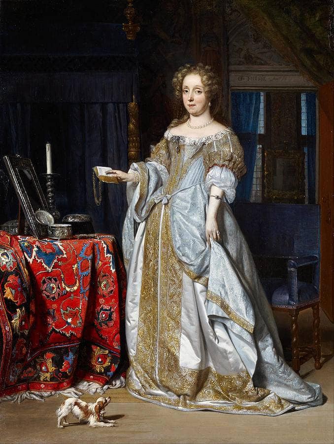 Portrait of a Lady. Lucia Wijbrants by Gabriel Metsu — Oil Painting Reproduction