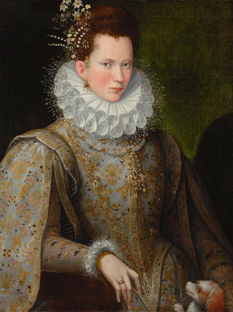 Portrait of a Lady of the Court by Lavinia Fontana — Oil Painting Reproduction