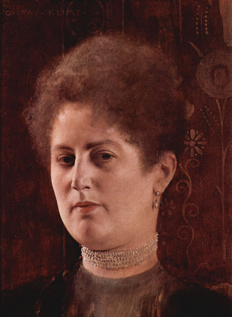 Portrait of a lady by Gustav Klimt — Oil Painting Reproduction