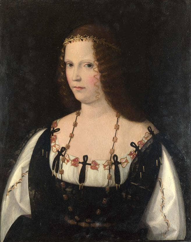 Portrait of a Lady by Bartolomeo Veneto — Oil Painting Reproduction