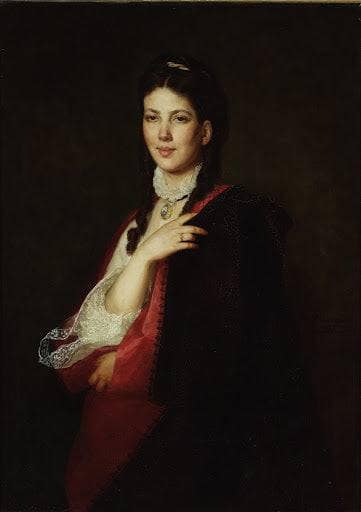 Portrait of a Leonia Blühdorn by Henryk Rodakowski — Oil Painting Reproduction