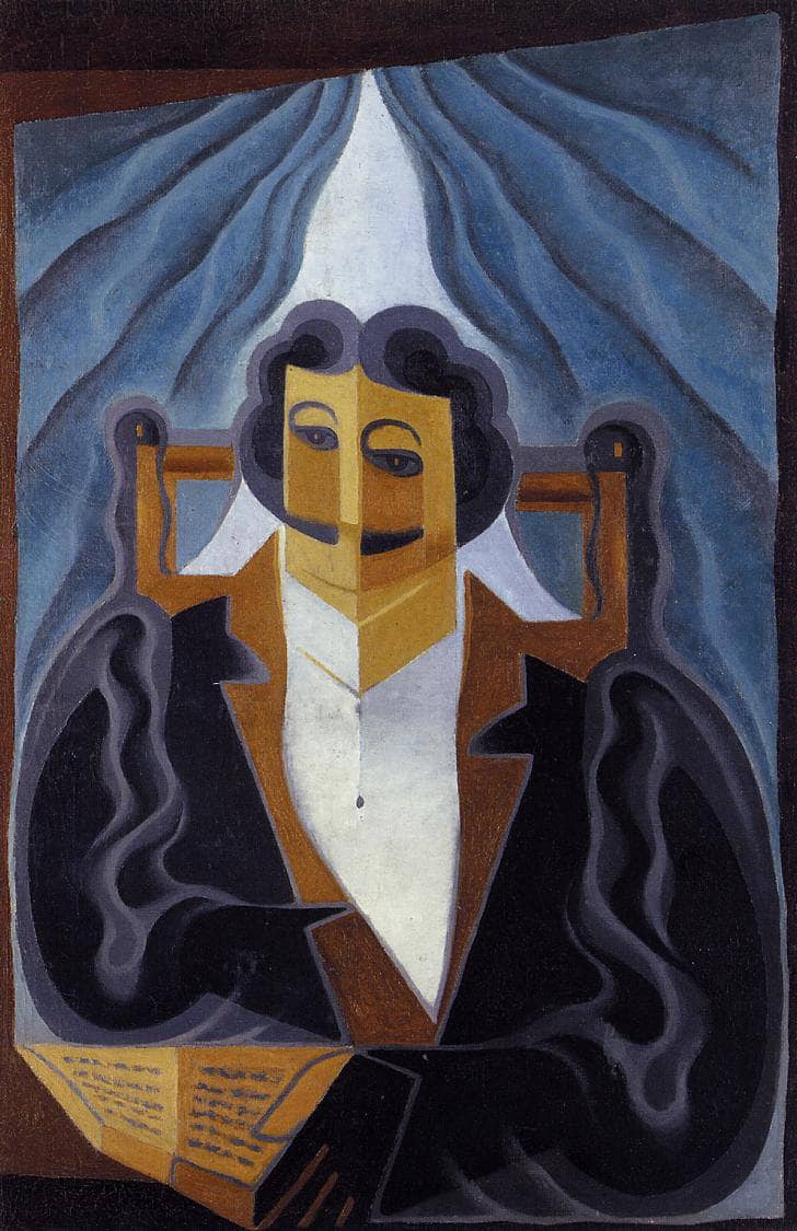 Portrait of a Man by Juan Gris — Oil Painting Reproduction