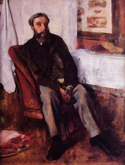 Portrait of a Man in bedroom