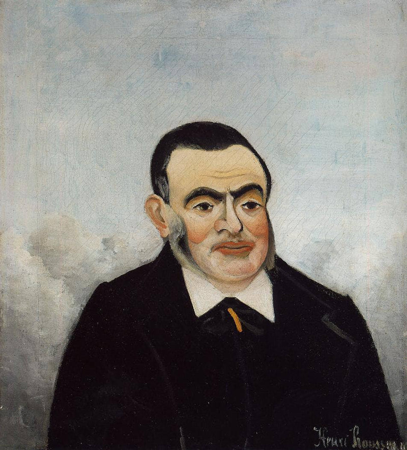 Portrait of a Man by Henri Rousseau — Oil Painting Reproduction