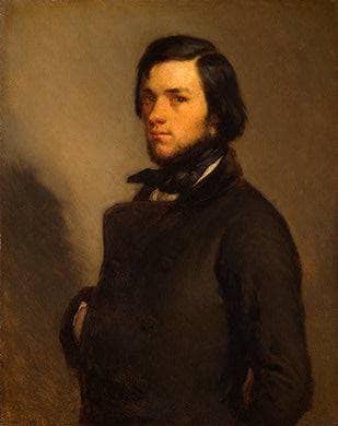Portrait of a man by Jean-Francois Millet — Oil Painting Reproduction