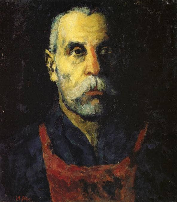 Portrait of a Man by Kazimir Malevich — Oil Painting Reproduction