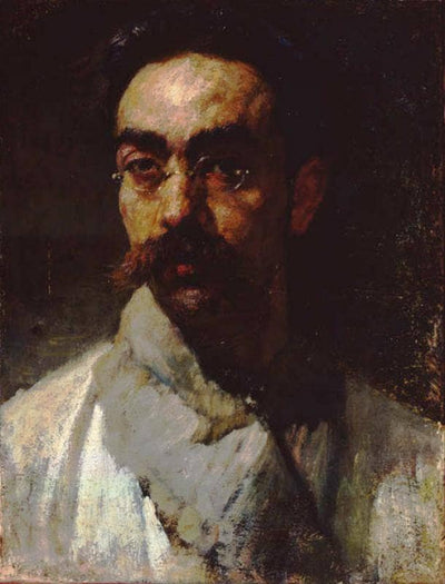 Portrait of a man in home office