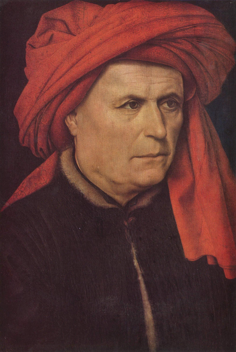 Portrait of a Man by Robert Campin — Oil Painting Reproduction