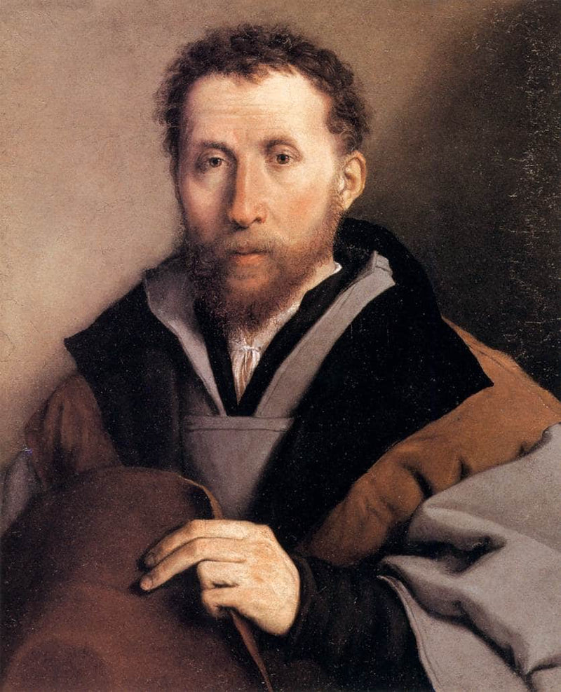 Portrait of a Man with a Felt Hat by Lorenzo Lotto — Oil Painting Reproduction