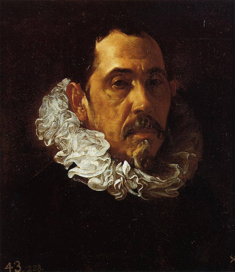 Portrait of a Man with a Goatee by Diego Velazquez — Oil Painting Reproduction