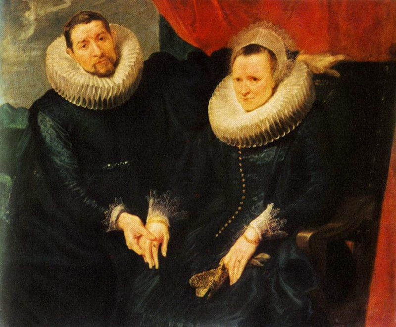 Portrait of a Married Couple by Anthony van Dyck — Oil Painting Reproduction