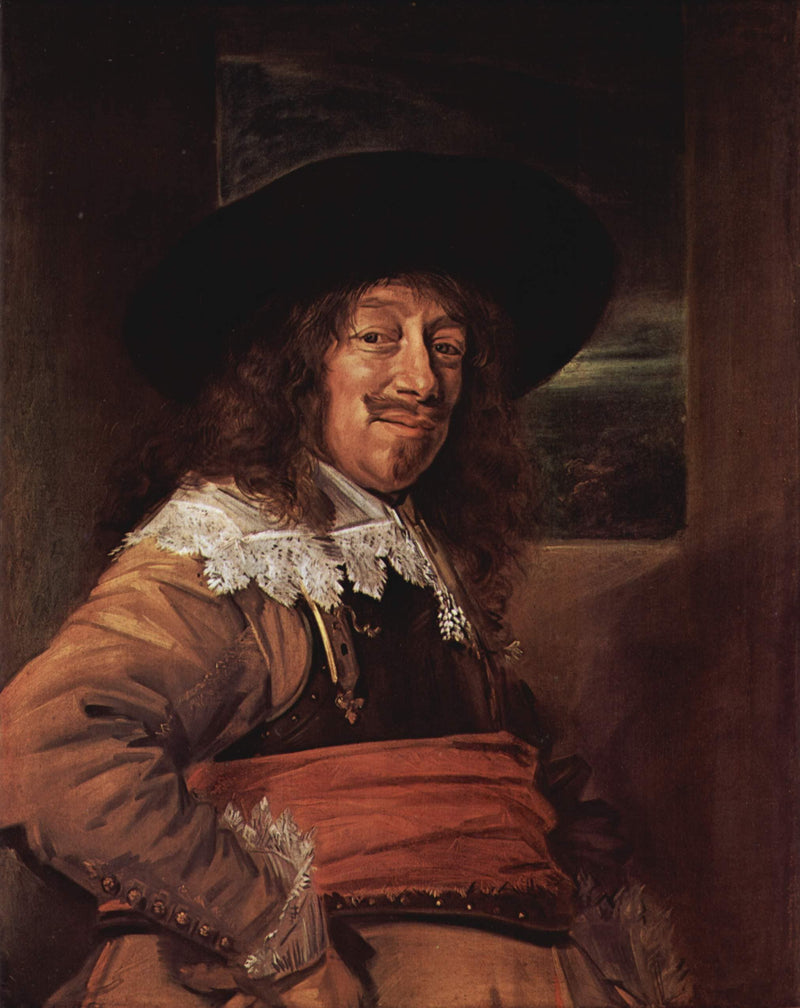 Portrait of a Member of the Haarlem Civic Guard by Frans Hals — Oil Painting Reproduction