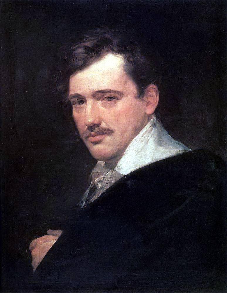 Portrait of A. N. Lvov by Karl Bryullov — Oil Painting Reproduction