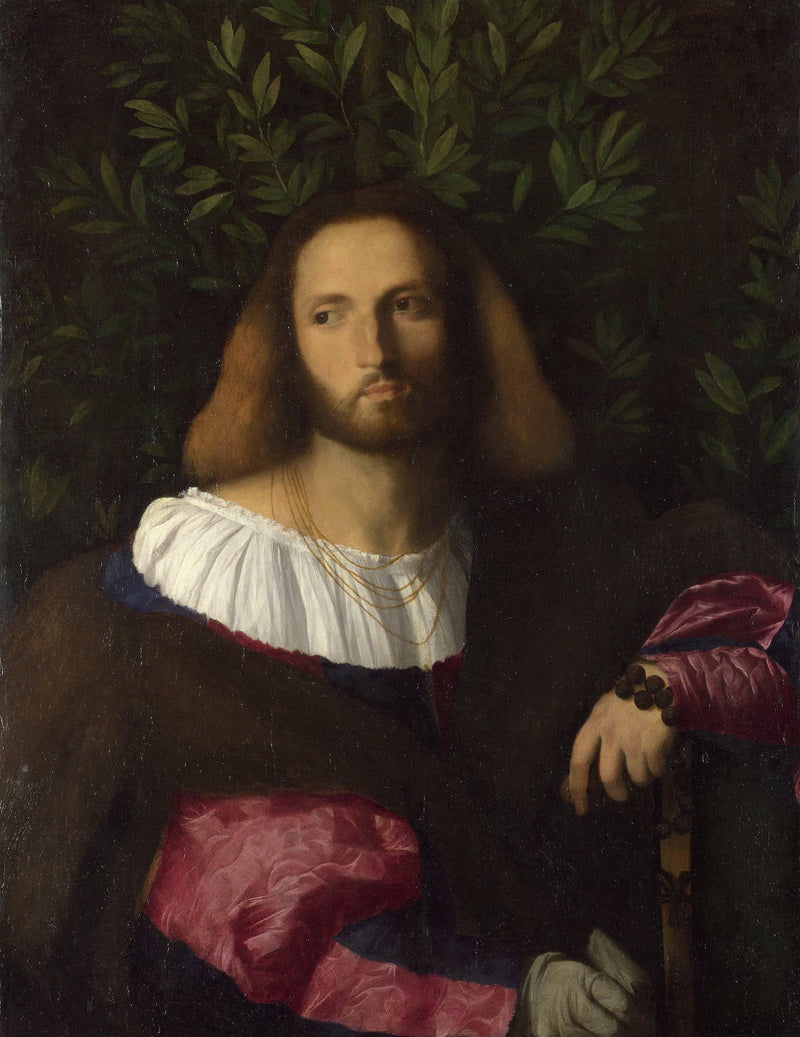 Portrait of a Poet by Palma Vecchio — Oil Painting Reproduction