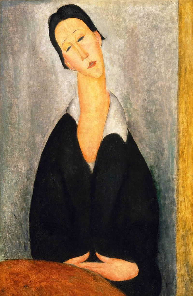 Portrait of a Polish Woman by Amedeo Modigliani — Oil Painting Reproduction
