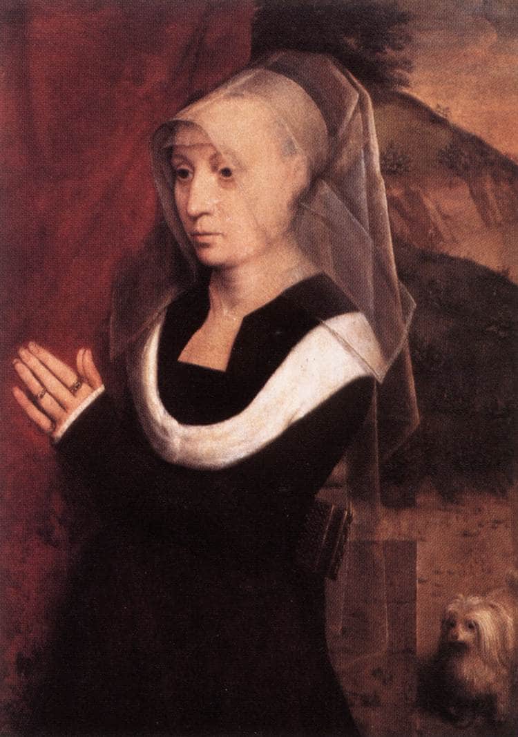 Portrait of a Praying Woman by Hans Memling — Oil Painting Reproduction