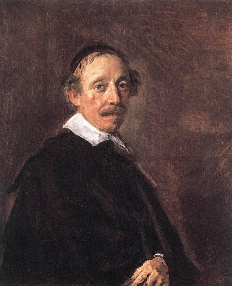Portrait of a Preacher by Frans Hals — Oil Painting Reproduction