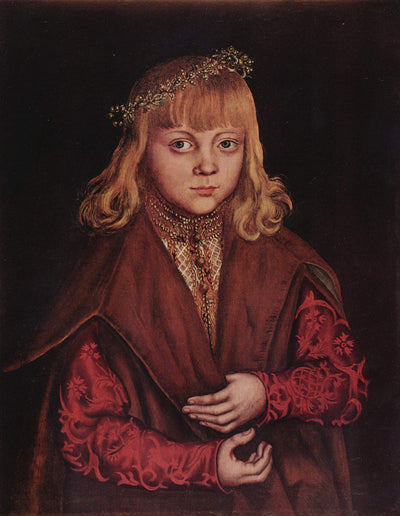Portrait of a Saxon Prince in master bedroom