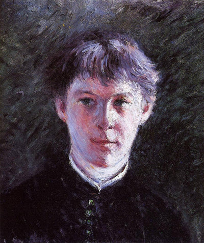 Portrait of a Schoolboy in modern living room