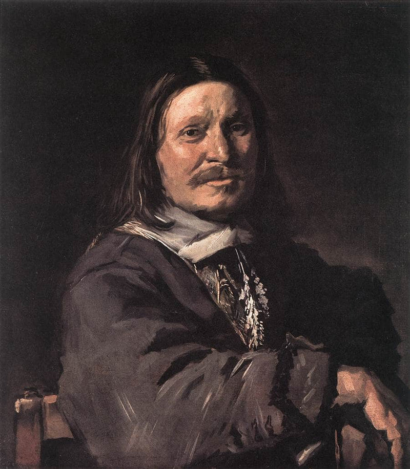Portrait of a Seated Man by Frans Hals — Oil Painting Reproduction