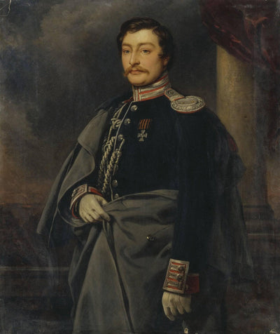 Portrait of a Second Lieutenant in apartment